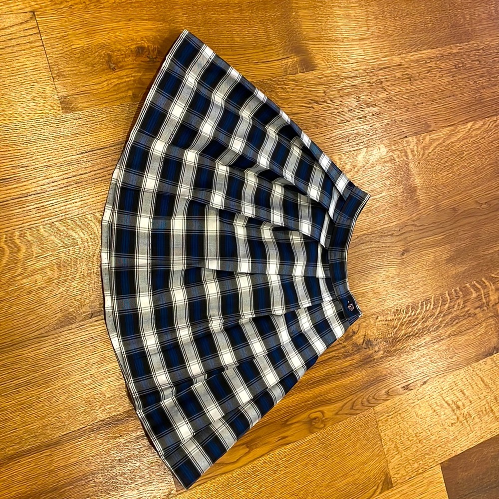 Navy and white School Uniform skirt